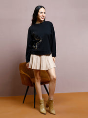 athena women embellished sweatshirt