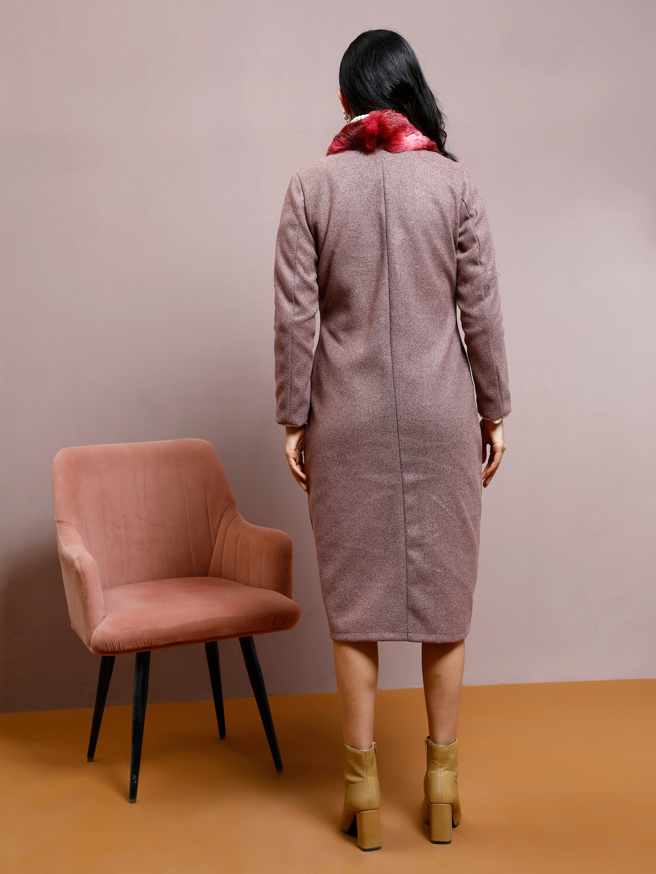 athena women single breasted overcoat 2