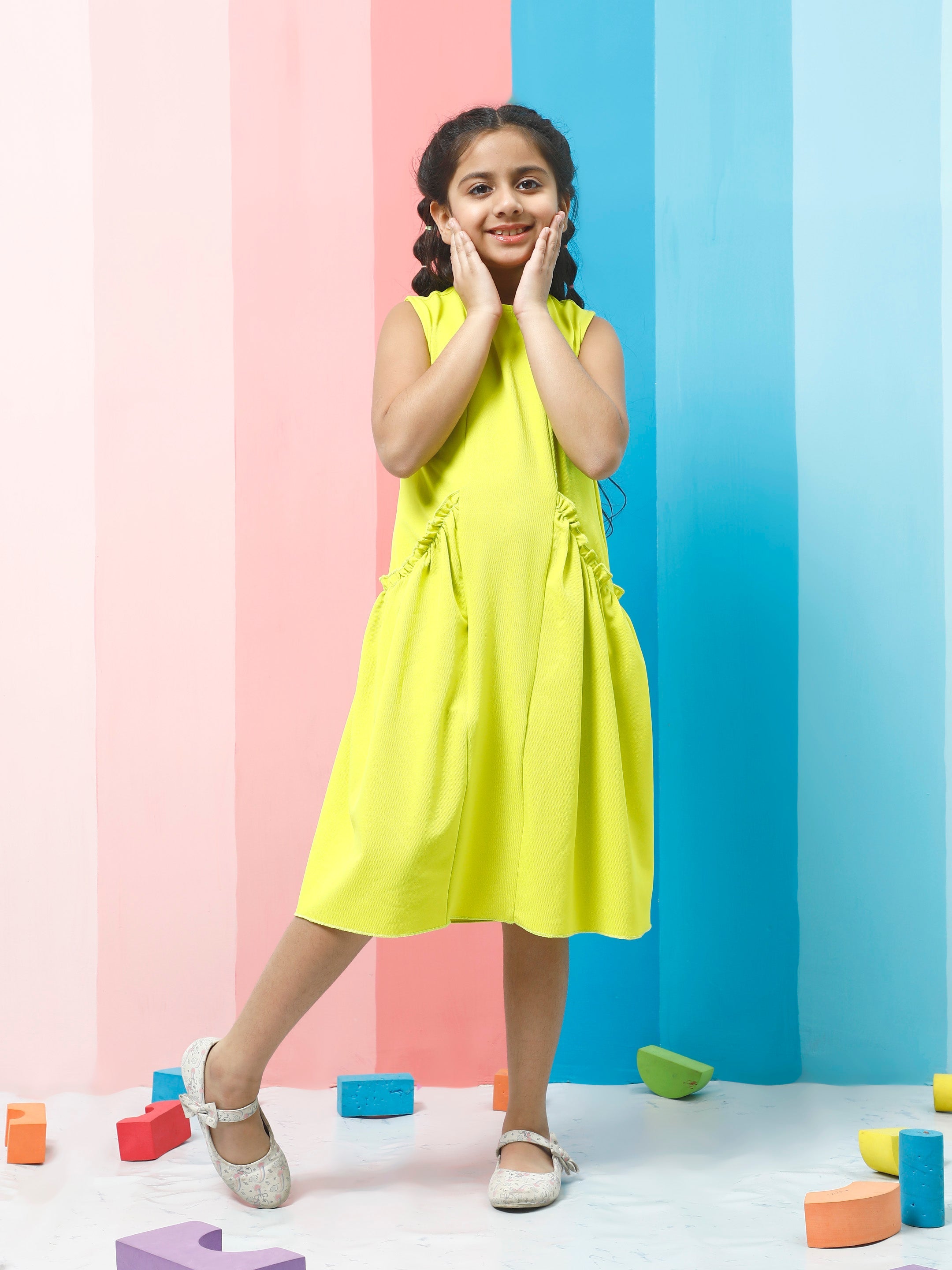 athena girl a line midi dress 2