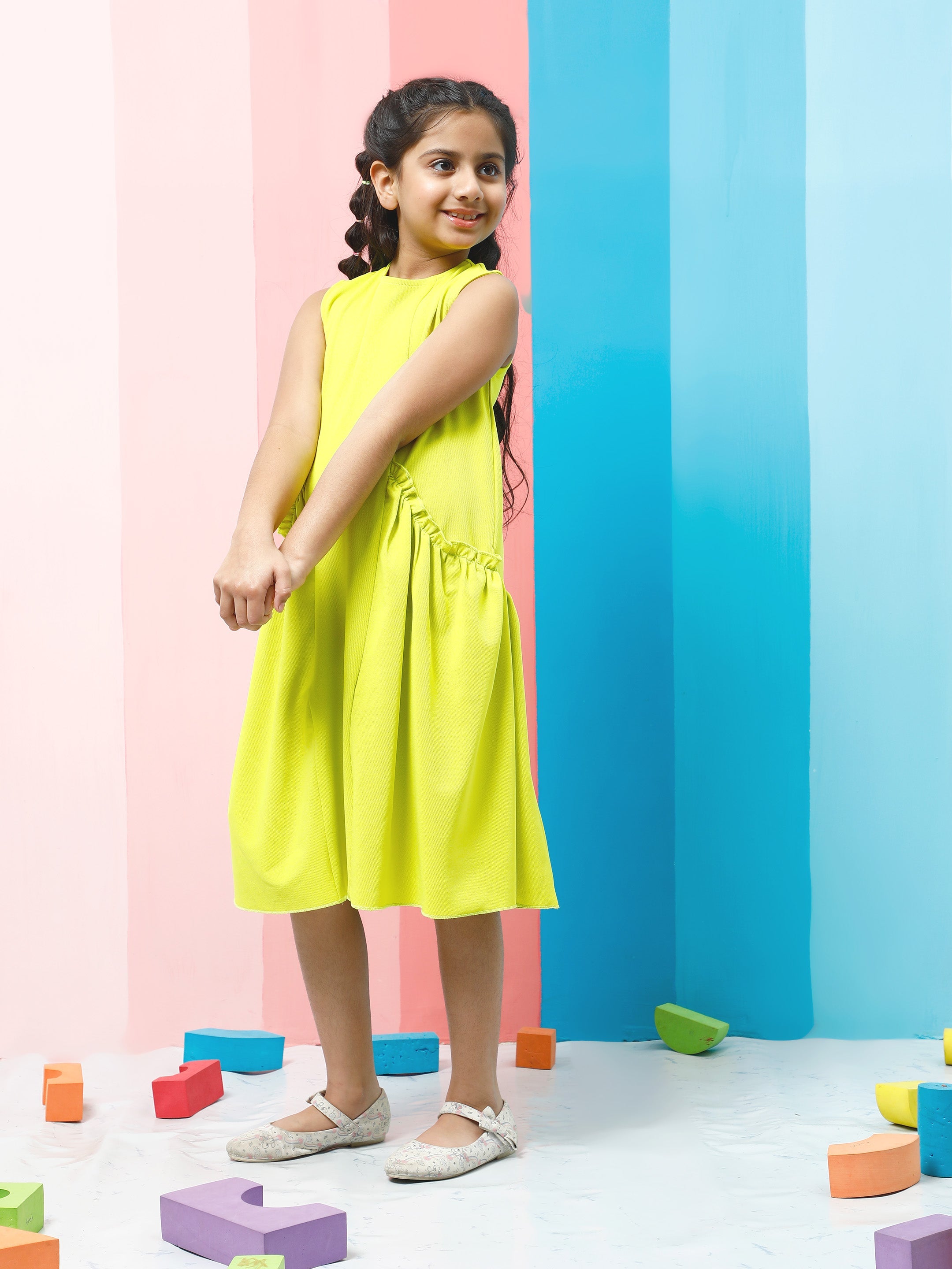 athena girl a line midi dress 2