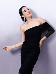 athena women off shoulder bodycon dress