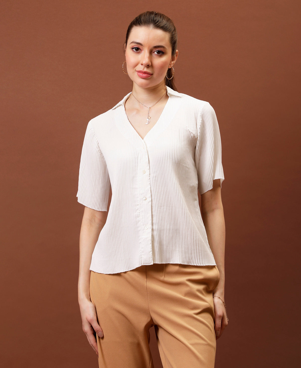 athena immutable crepe shirt style top 2