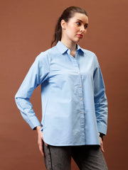 athena immutable roll up sleeves cotton shirt style top