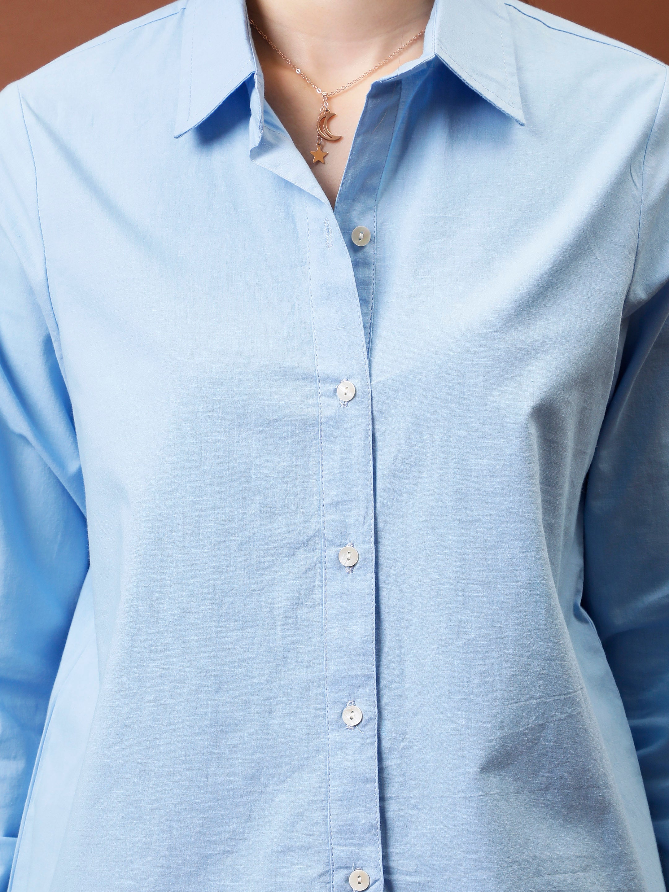 athena immutable roll up sleeves cotton shirt style top