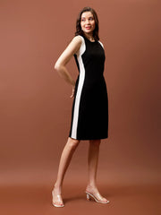 athena immutable colourblocked scuba sheath dress 1