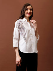 athena immutable applique cotton shirt style top 3