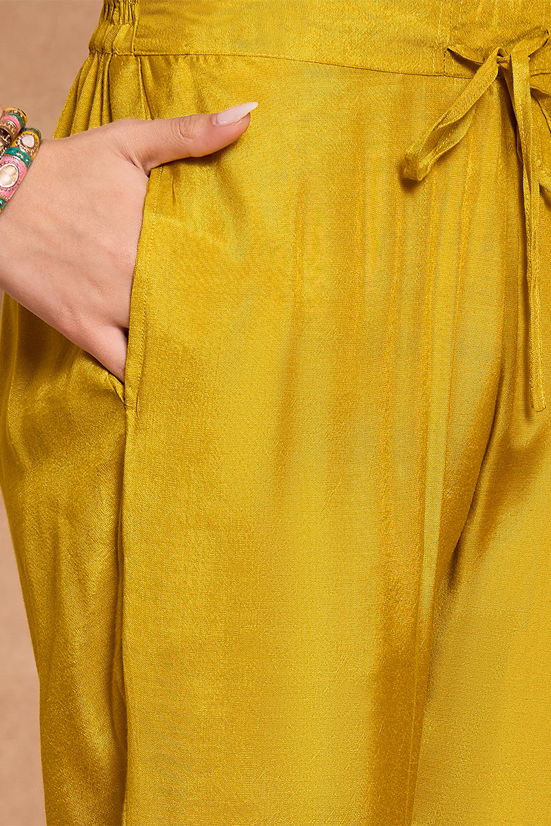 yellow-viscose-floral-printed-straight-kurta-sets-pkskd3163
