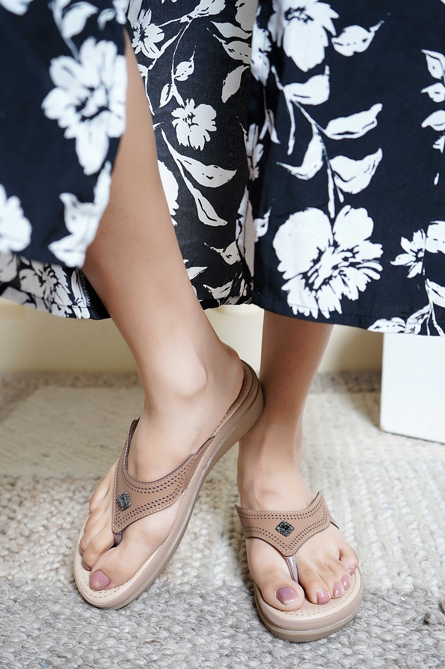 Taupe Casual Flats