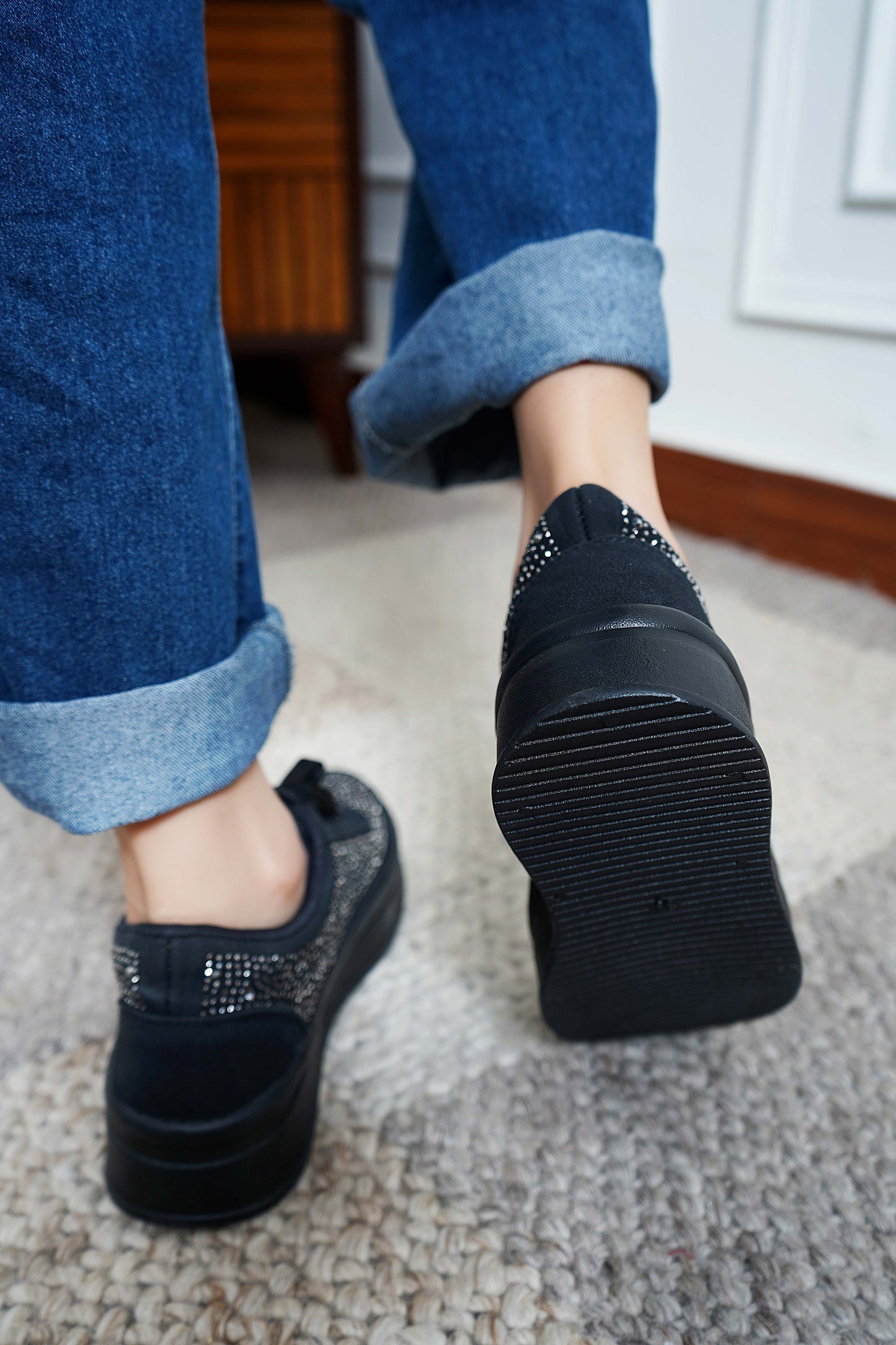 Black Smart Casual  Shoes