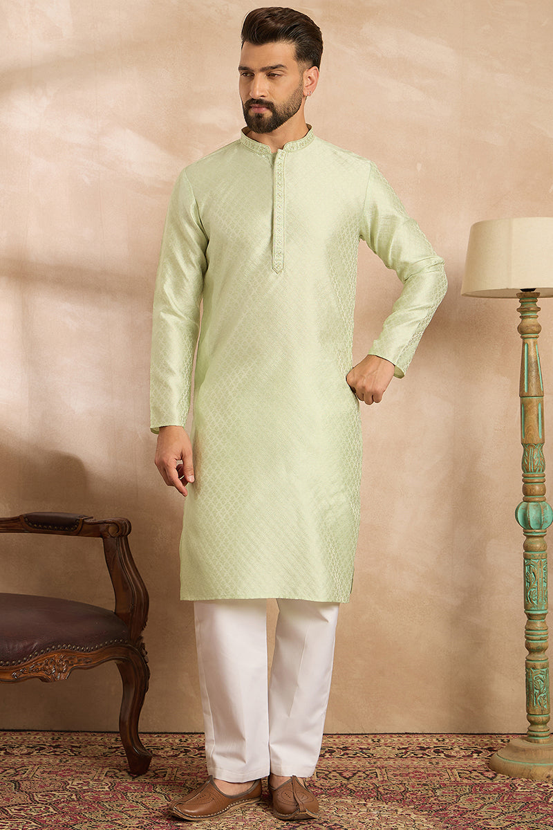 teal polyester solid embroidered straight kurta with trouser