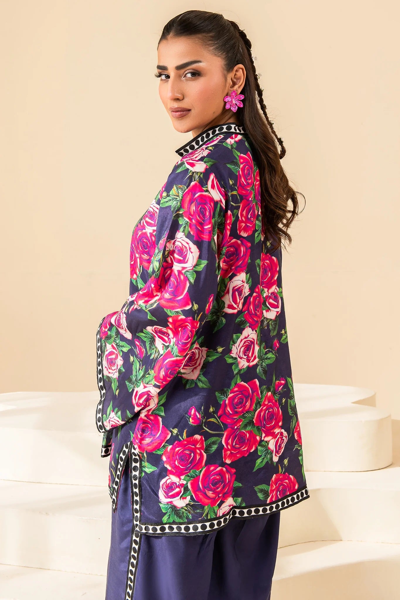 Women's Roman Silk Blend Co-Ords