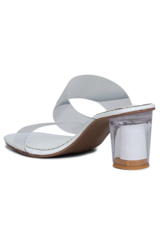 Shezone - Fashion Open Back Sandal 3 inches Block Heels