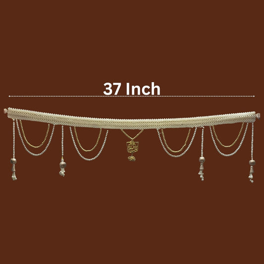Ganesh and Pearl Torans for Entrance Door for Diwali Festival 1Pcs
