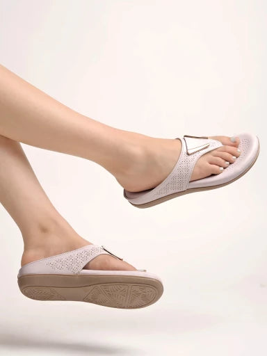Shoetopia - Comfortable Casual Mauve Flats For Women & Girls