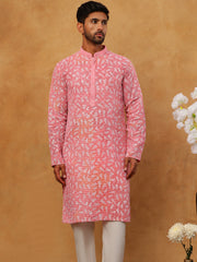 Printed Embroidered Kurta Pyjama Set