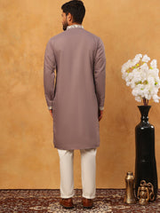 Classic Silk Blend Embroidered Kurta Pyjama Set