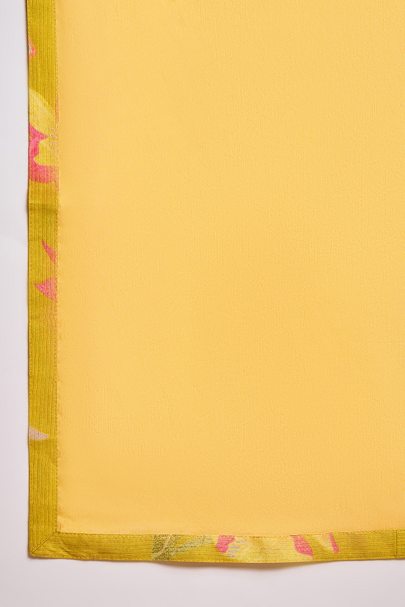 yellow-viscose-floral-printed-straight-kurta-sets-pkskd3163