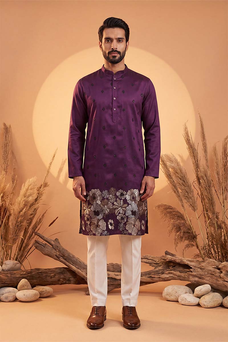 ethnic-bay-mens-violet-silk-blend-solid-embroidered-kurta-with-trousers-mkset2104