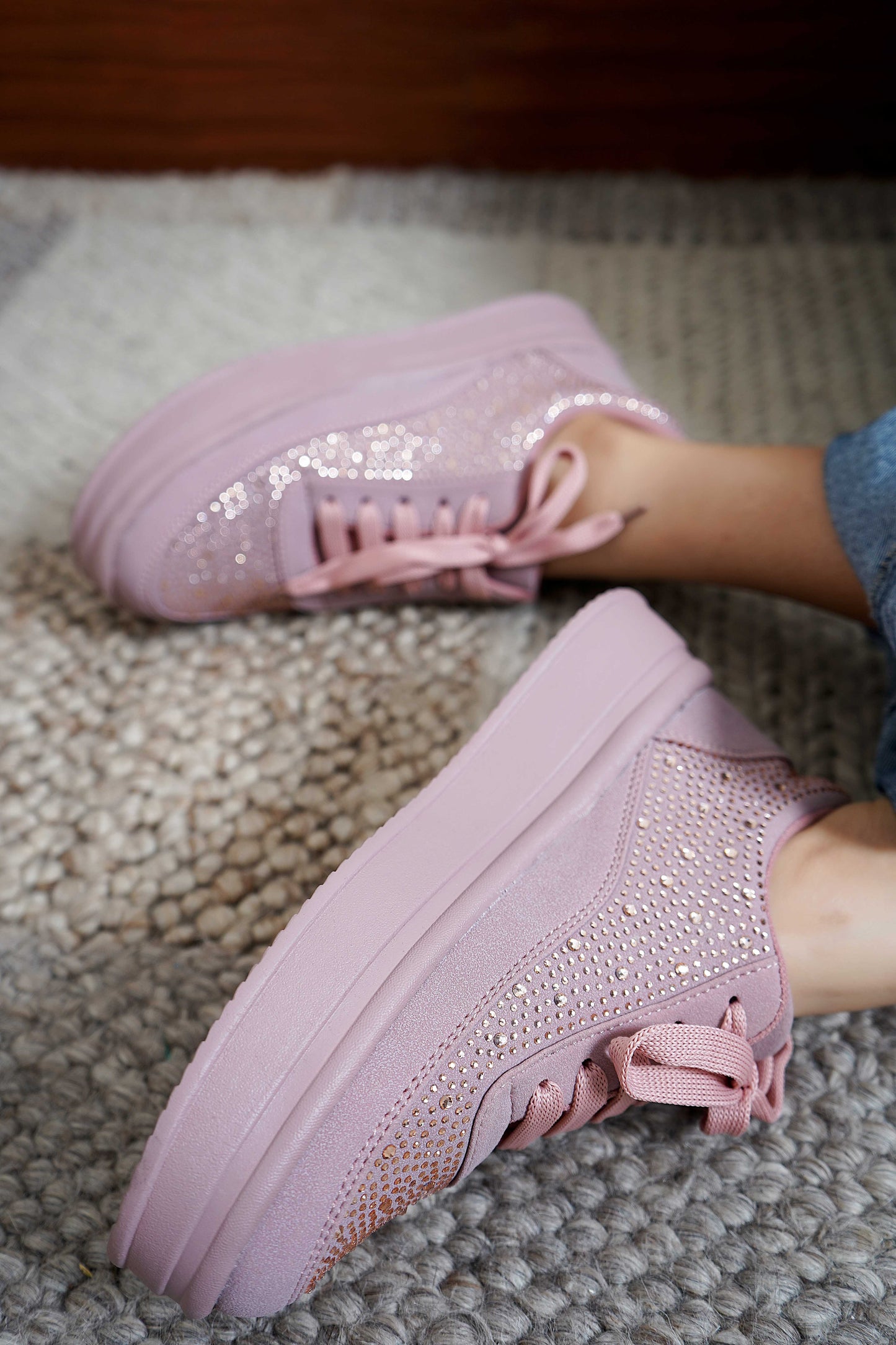 Peach Smart Casual  Shoes