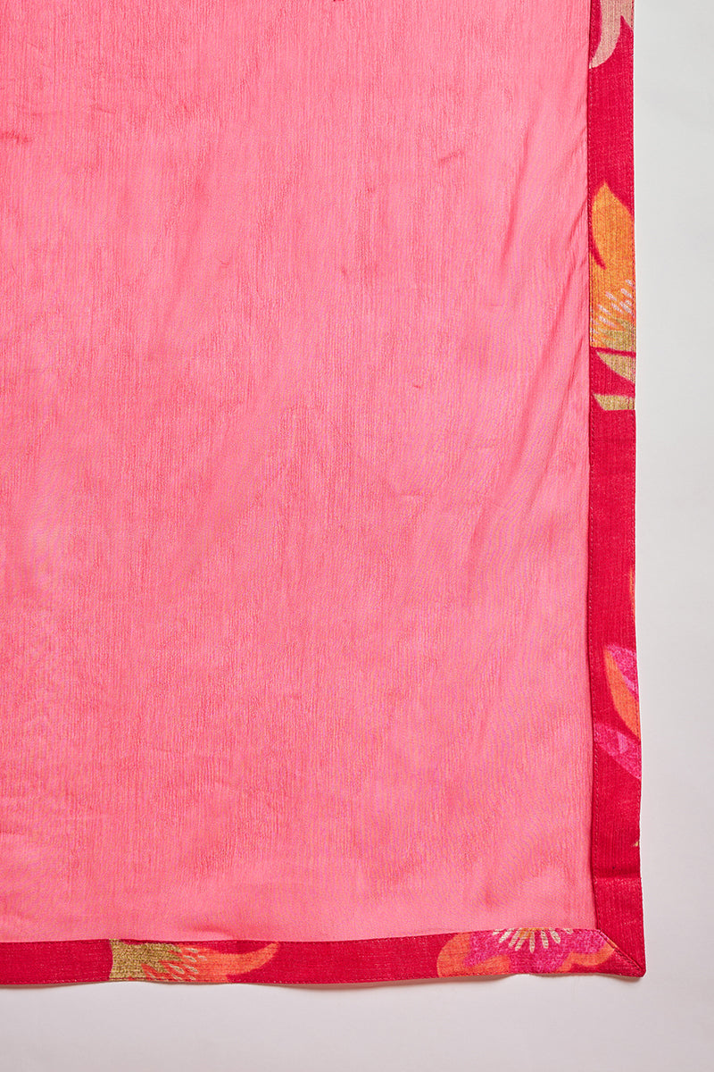 ahika-womens-pink-viscose-floral-printed-kurta-set-pkskd3162