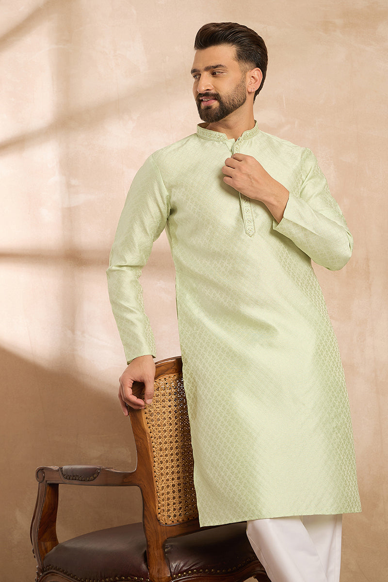 teal polyester solid embroidered straight kurta with trouser