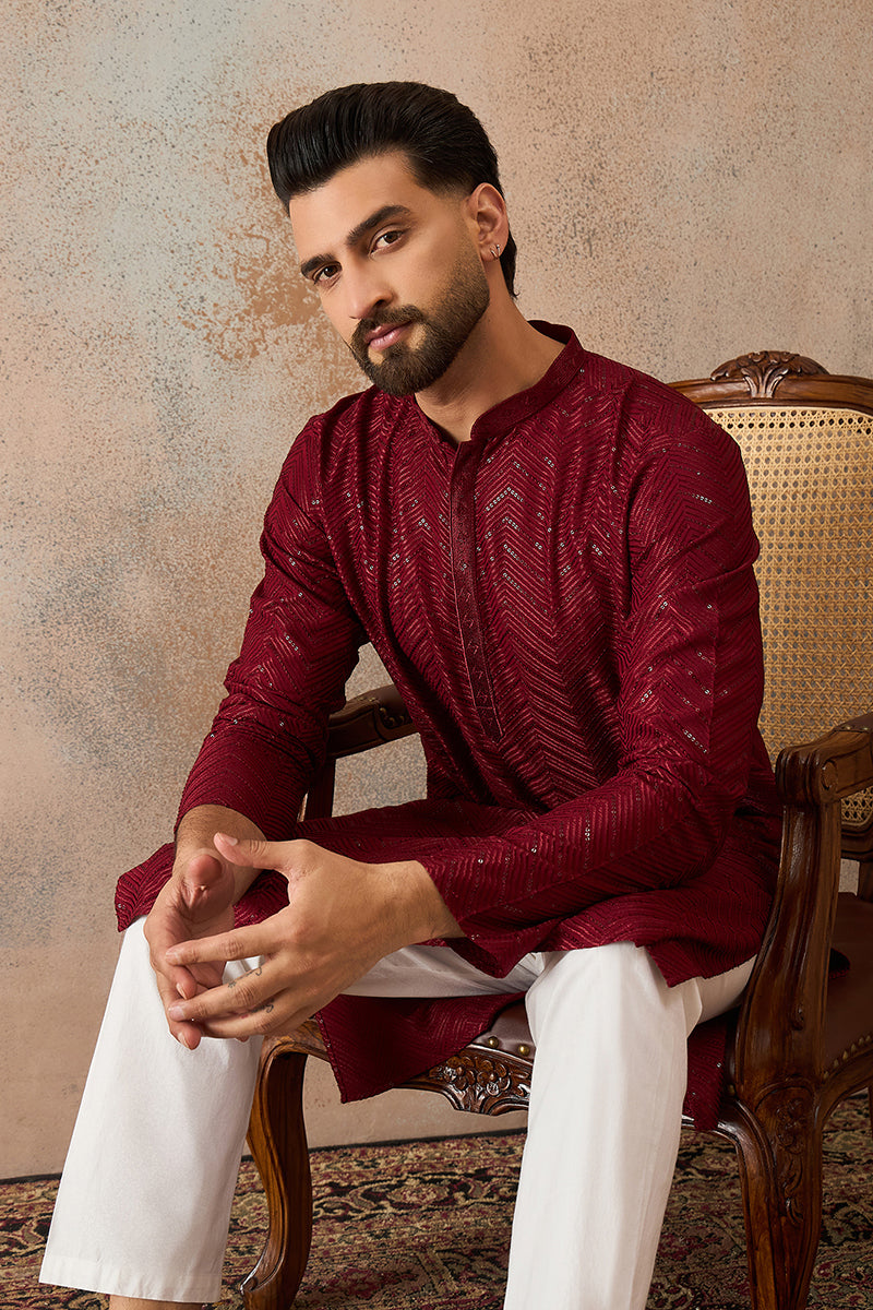 ethnic-bay-maroon-rayon-embroidered-straight-kurta-with-trousers-mkset2188