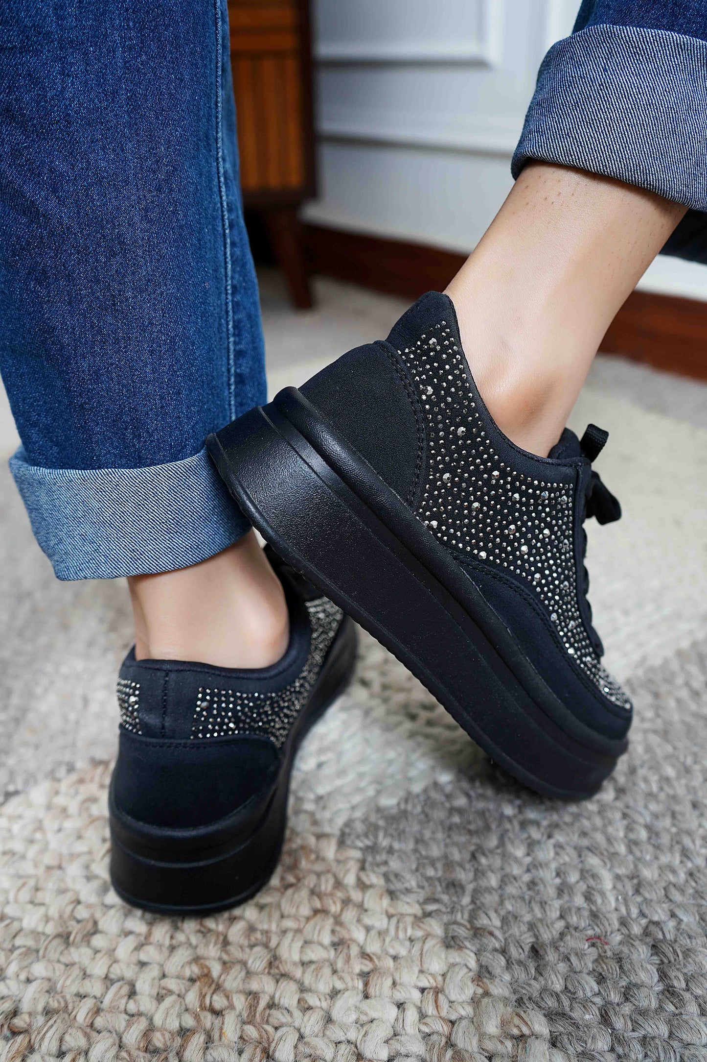 Black Smart Casual  Shoes