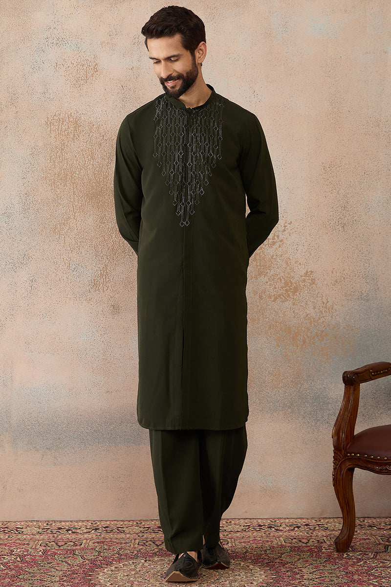 ethnic-bay-men-green-silk-blend-ethnic-motifs-printed-kurta-with-trouser-mkset2391
