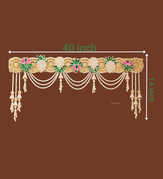 Mandir & Pooja Room Toran | Thornam for Entrance Door 1Pcs