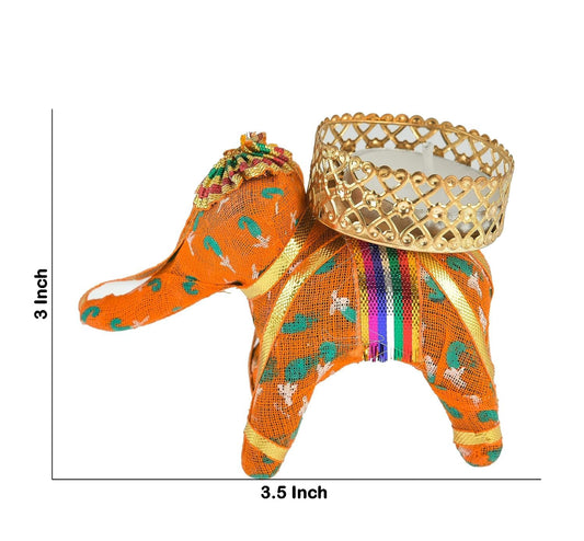 Elephant Tealight Candle Holders Set of 10 for Diwali Home Décor TeaLight