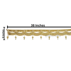 Handmade Door Hanging Gold Lace Door Bandarwal Toran
