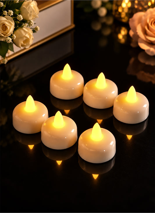 ZAYO LED FLOATING TEALIGHT PACK OF 6 BATTERY