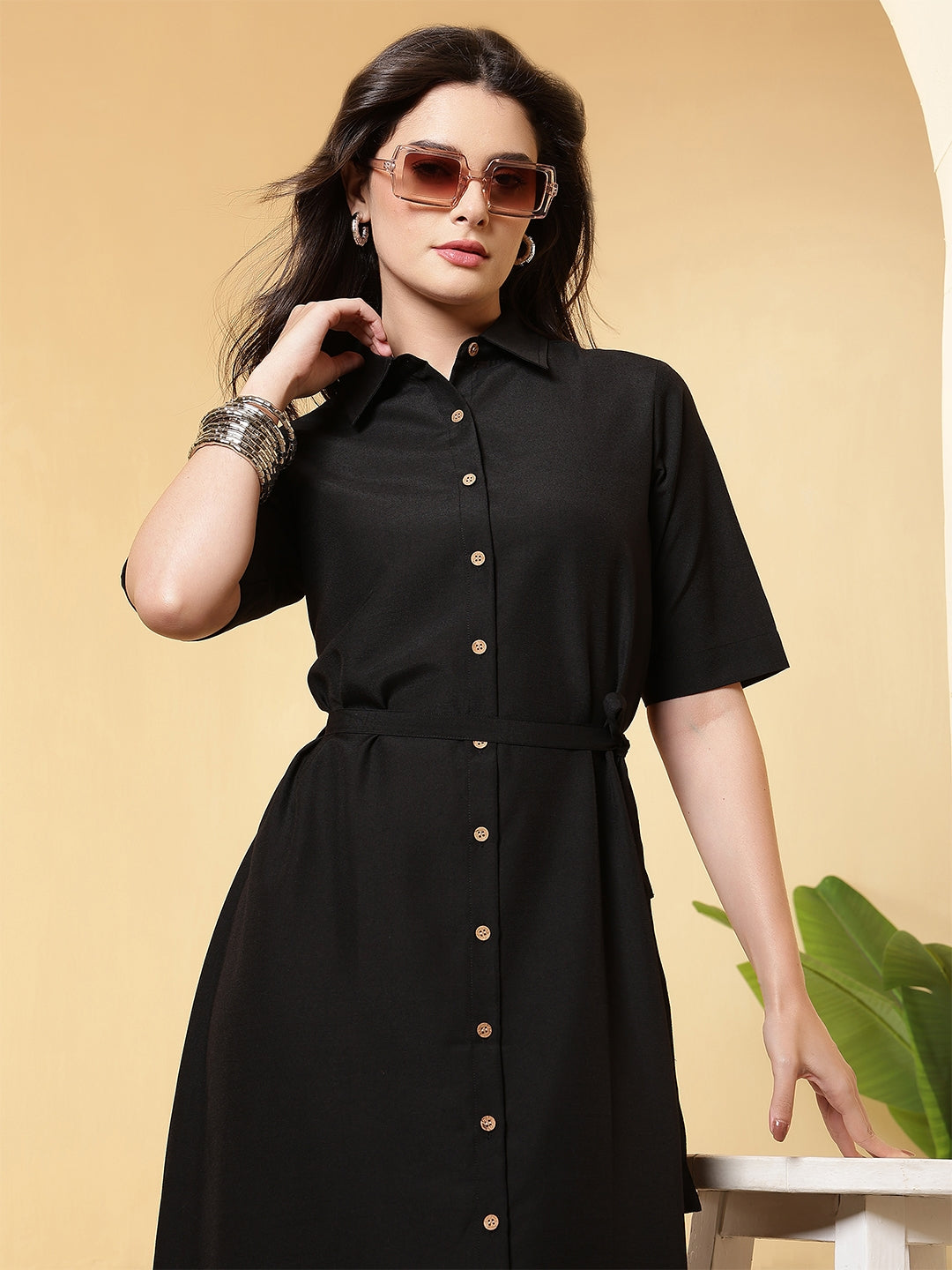 women maxi dress with side slit