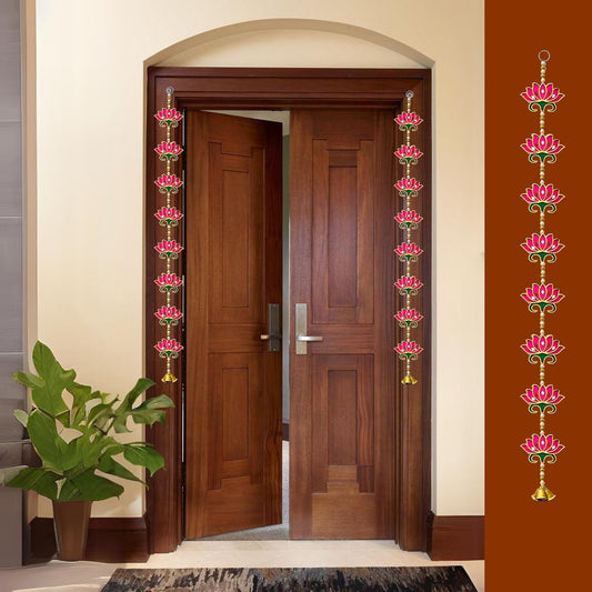 Pooja Room Decoration Item-Mandir Decoration Item, Long Length Off-White Flower