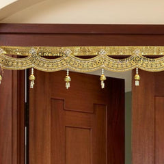 Handmade Door Hanging Gold Lace Door Bandarwal Toran