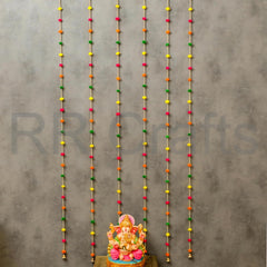 Door Hangings for Home Decoration Pom Pom Hangings 10Pcs