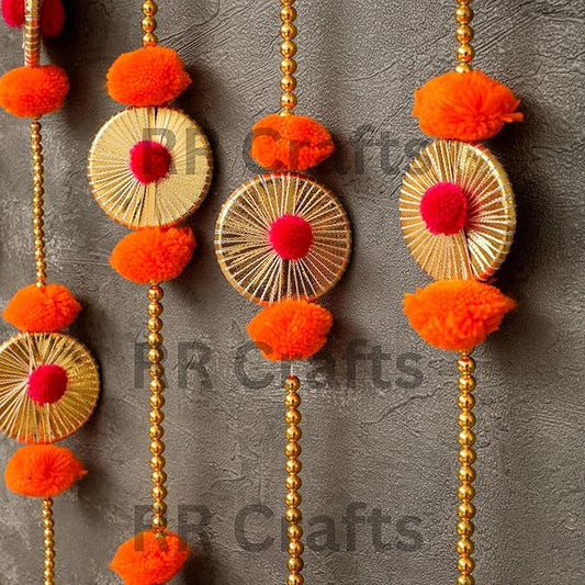 Pooja Room Decoration Item Artifical Garlands Set of 5Pcs