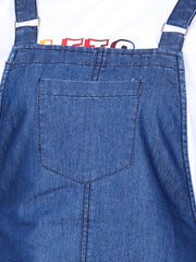 Girls Blue Denim Dungaree Dress ( T Shirt not Provided)