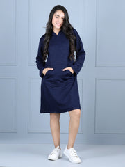 StyleStone Girls Self Heart Design Hooded Dress