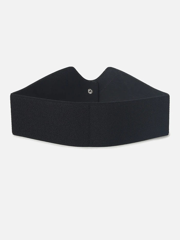 Haute Sauce - Black Solid Corset Belt
