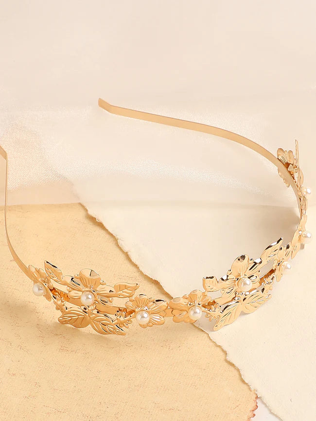 SOHI - Gold Plated Designer Hairband
