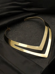 SOHI - Gold Plated Designer Necklace