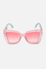Haute Sauce - Polarized Polycarbonate Full Rim Oversized Sunglass For Women
