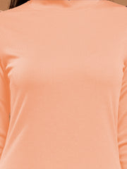 athena women high neck bodycon midi dress