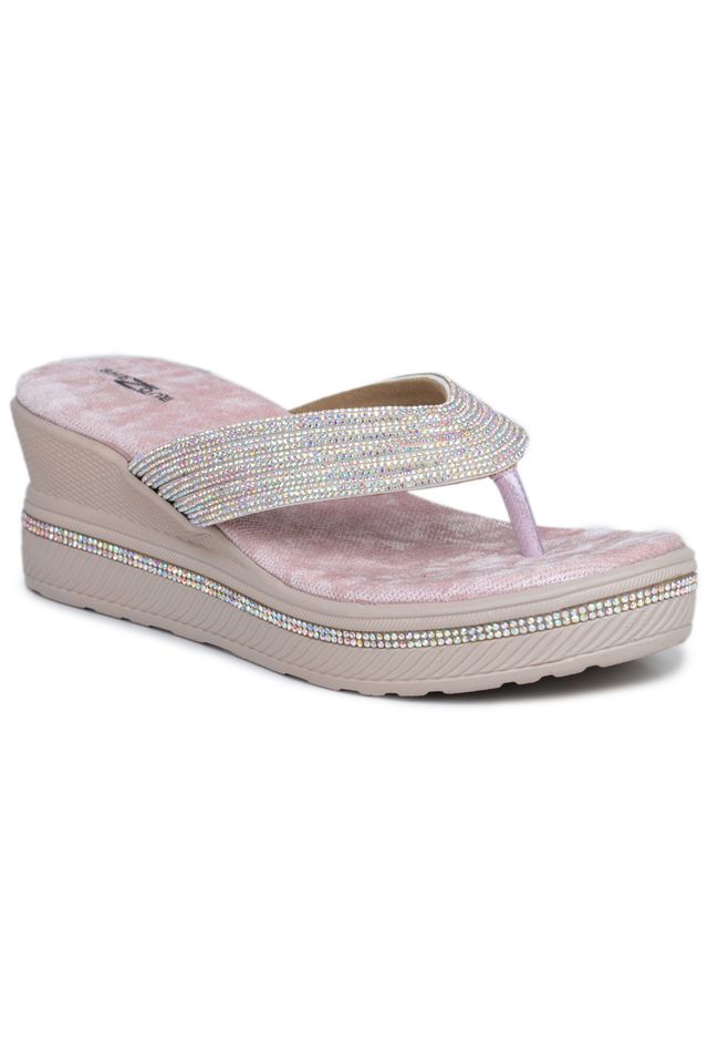 Fashion Open Back Sandal 2 inches Wedge Heels