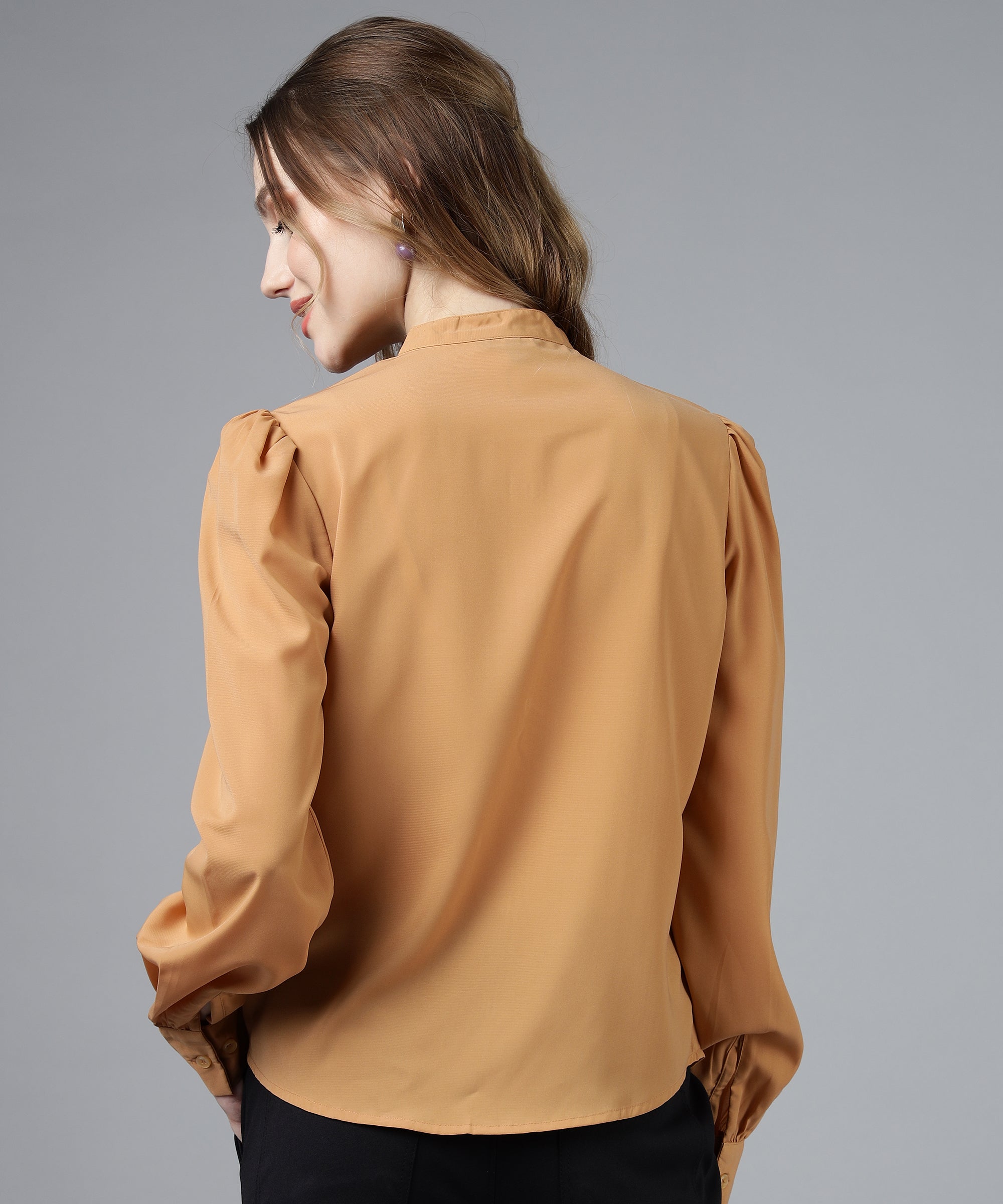 womens pleated formal shirts 4