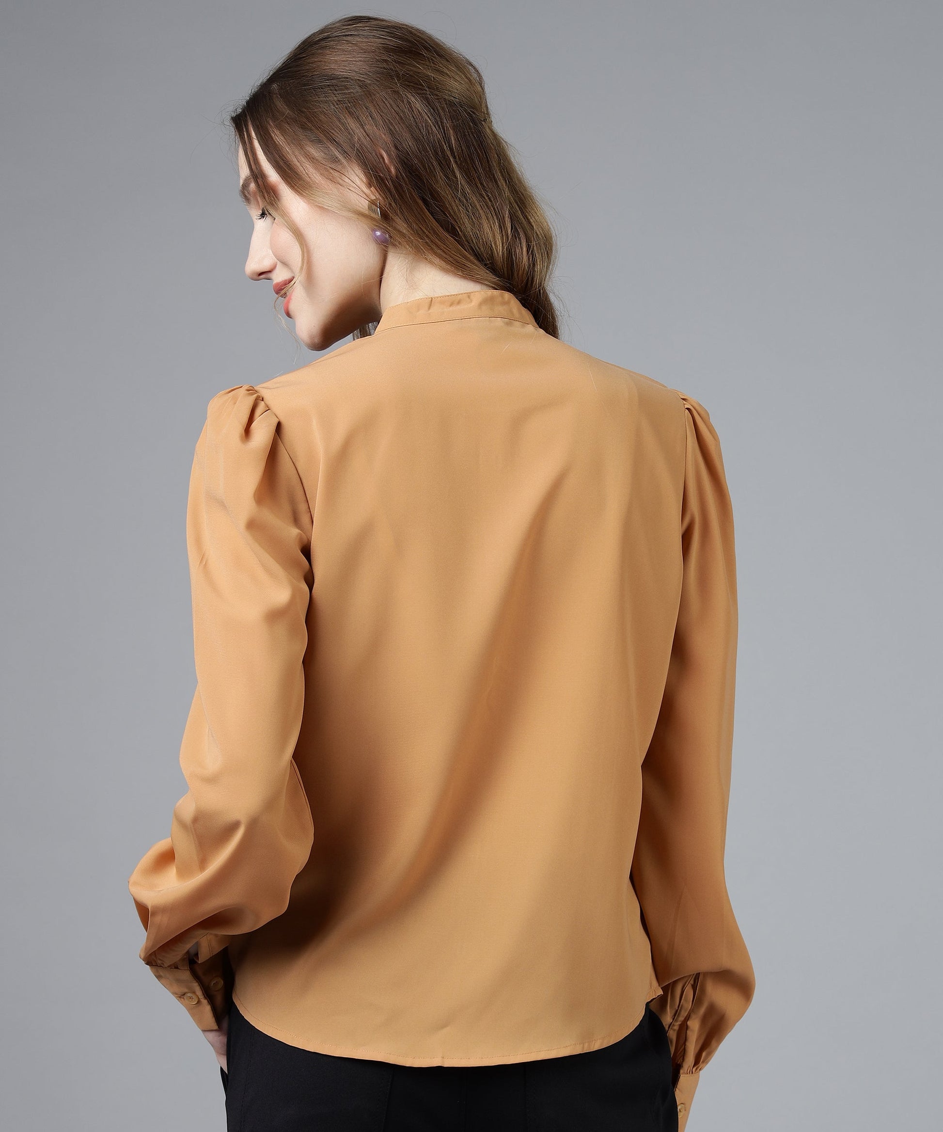 womens pleated formal shirts 4