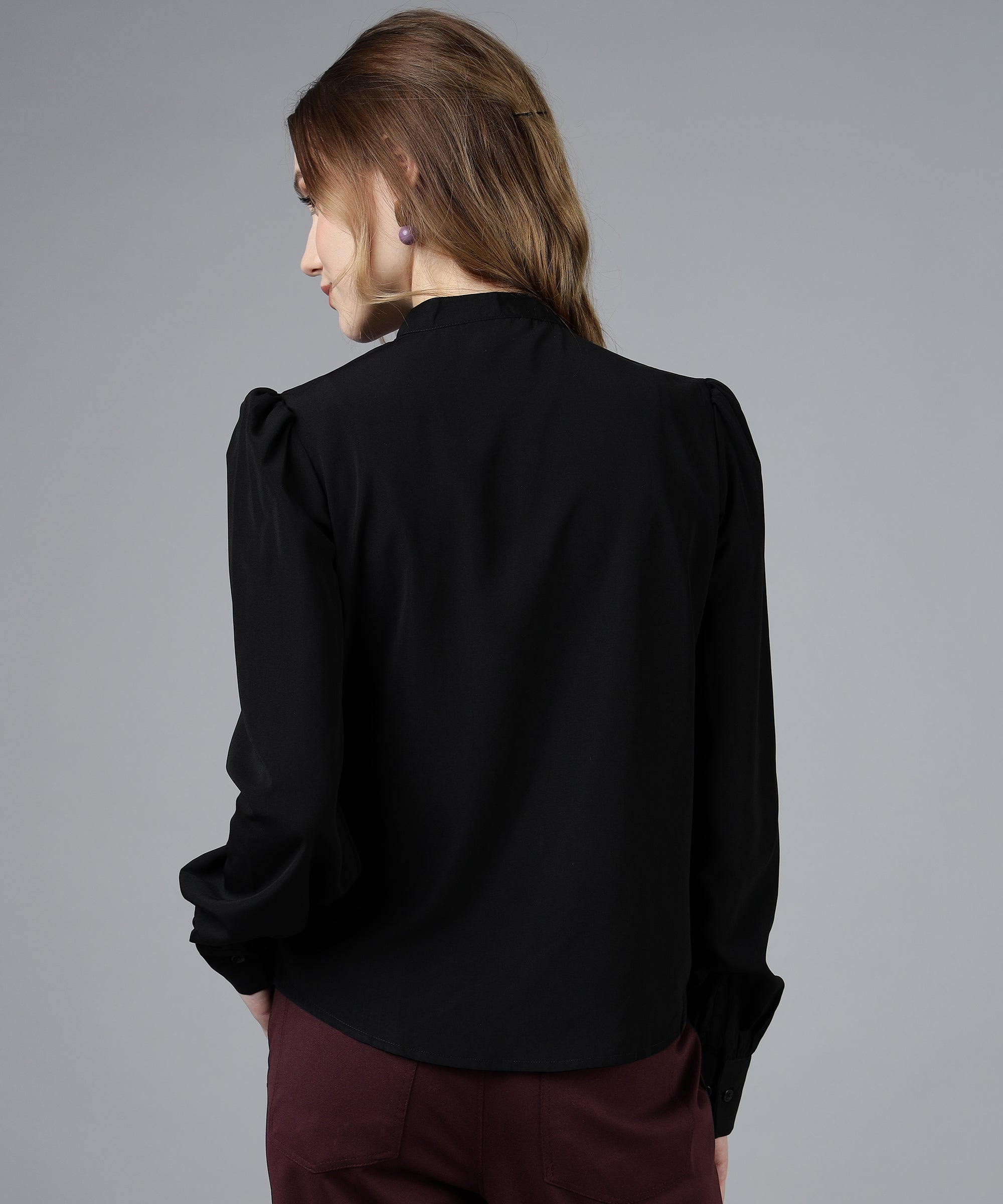 womens pleated formal shirts 4