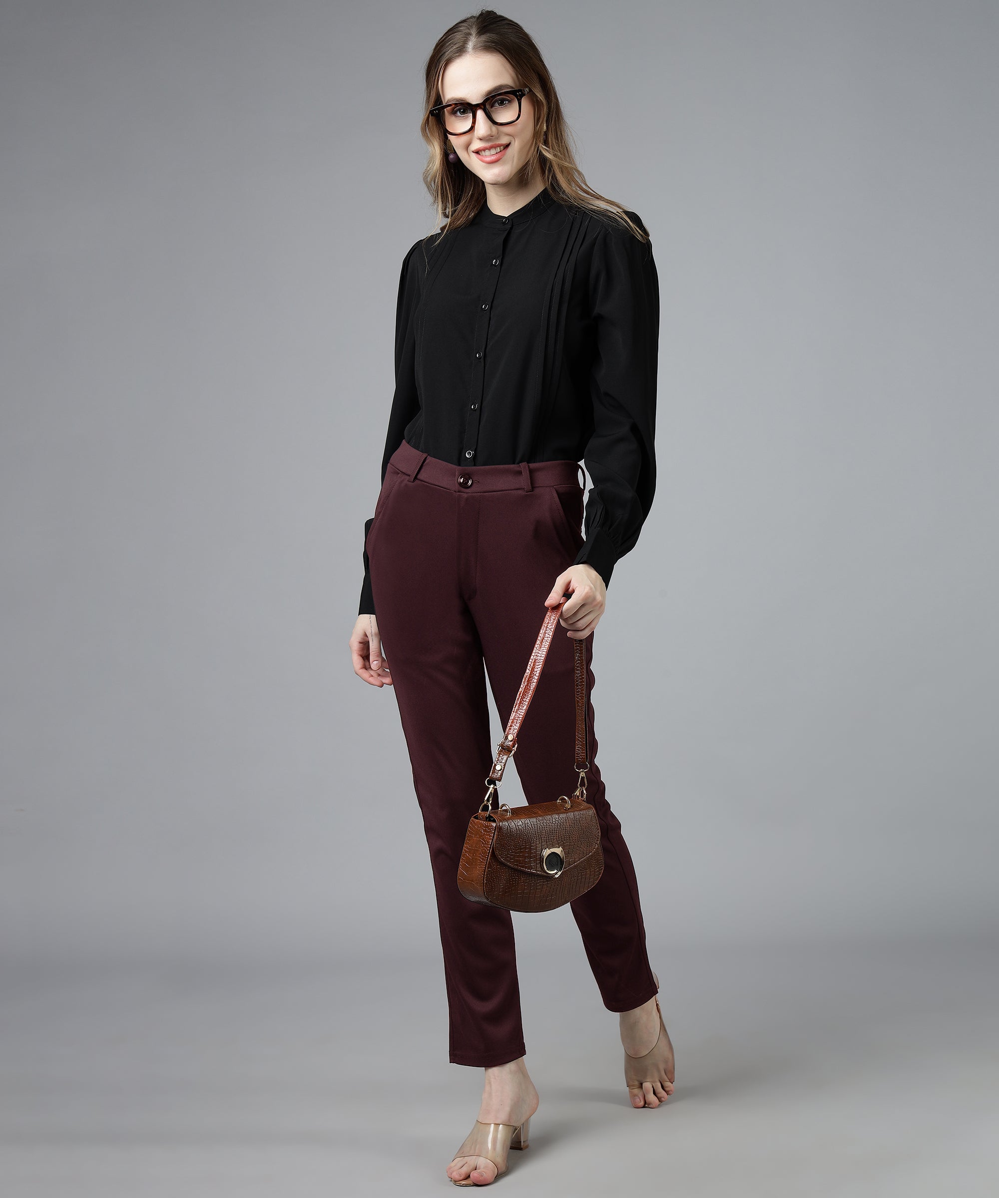 womens pleated formal shirts 4