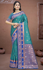 Majesty Orange Color Soft Silk Saree